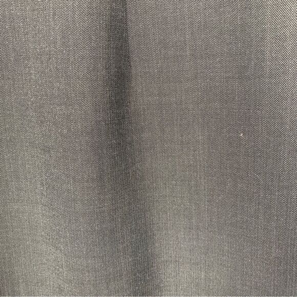 Black Label by Evan Picone Sz 14 Sleeveless Gray Sheath Dress with Black Piping - Picture 3 of 11